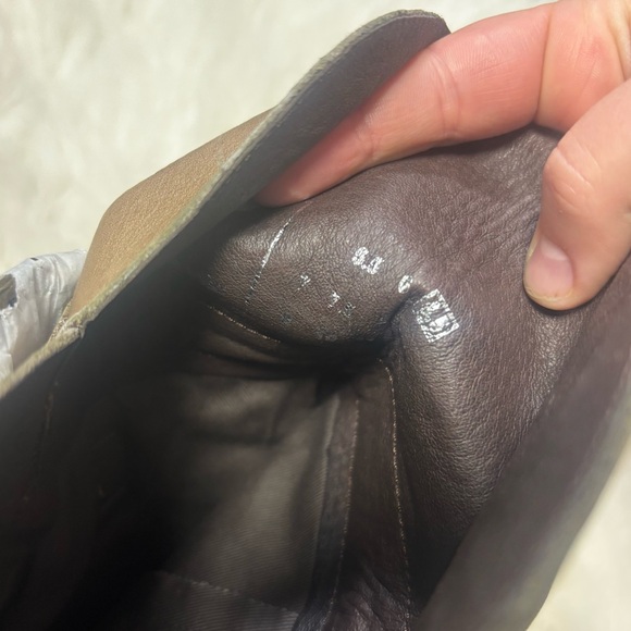 Dolce Vita Strappy Bandage Leather Knee High Heeled Boots size 6.5 - Picture 7 of 8